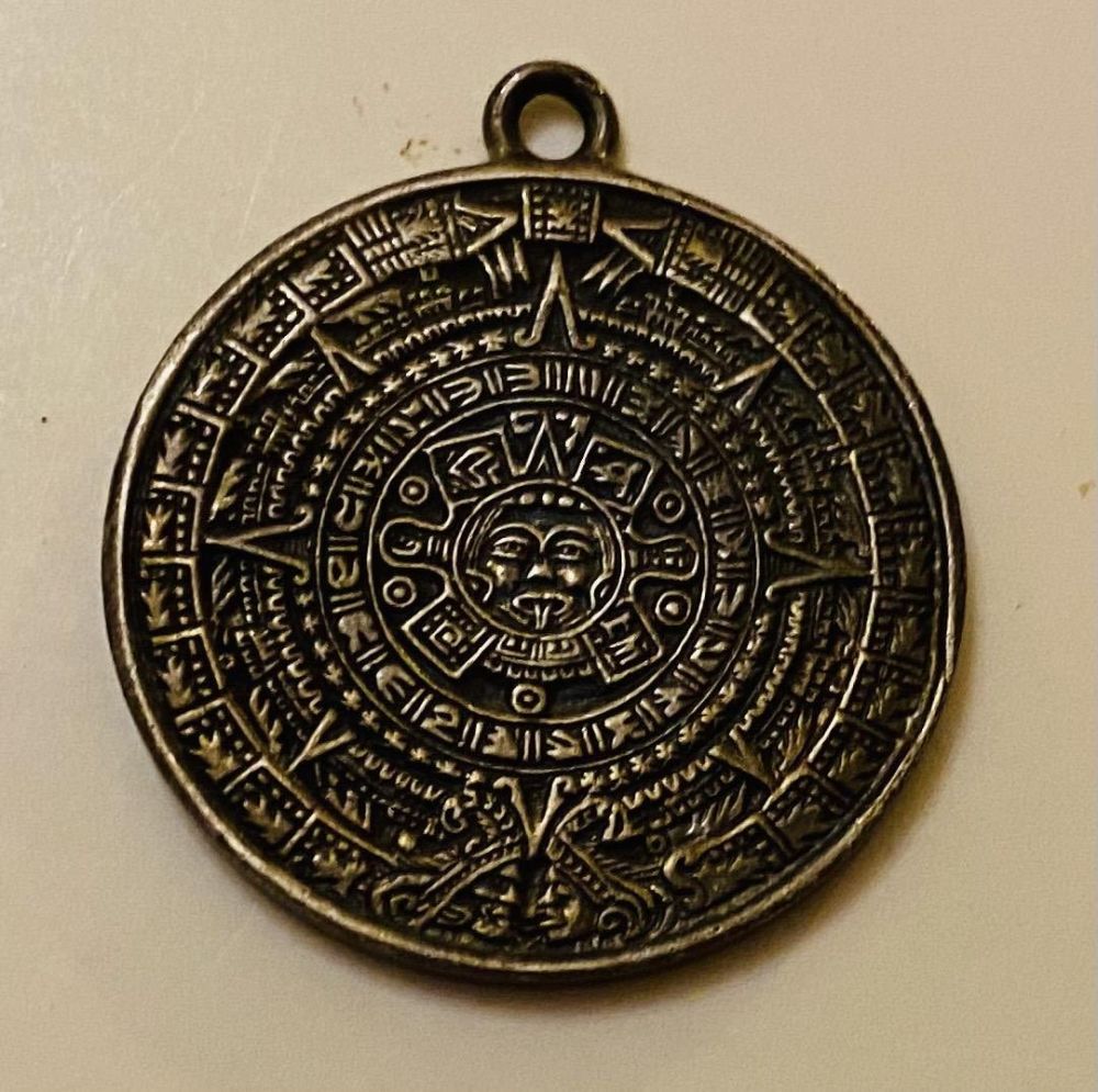 Lot 496: Mexican medal coin sterling old
