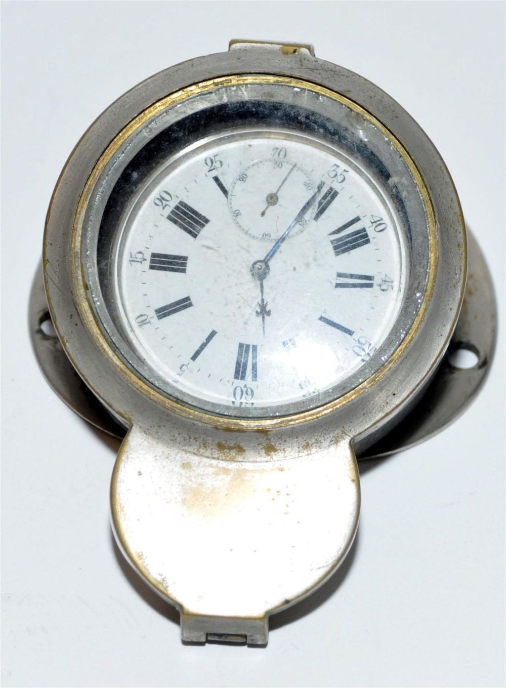 Lot 361: Clock speed boat watch cased vintage