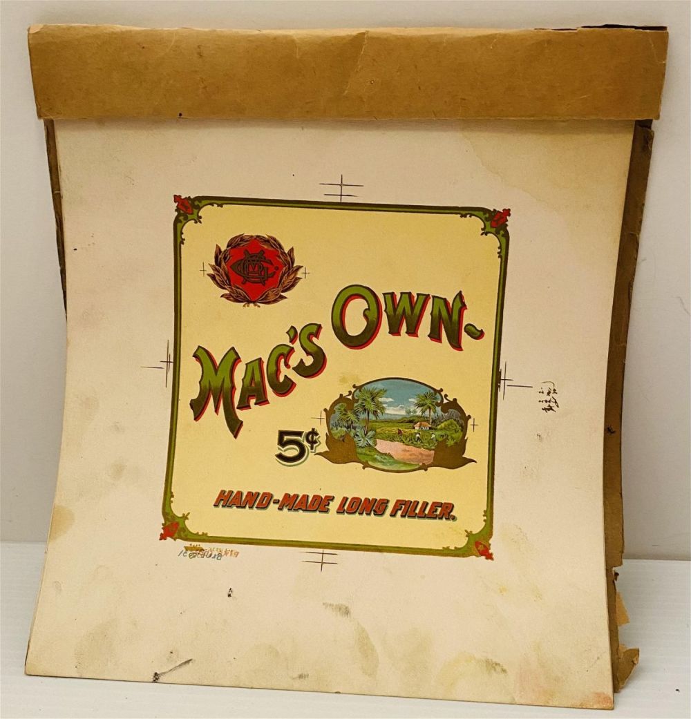 Lot 432: Mac's Own Cigar progressive book