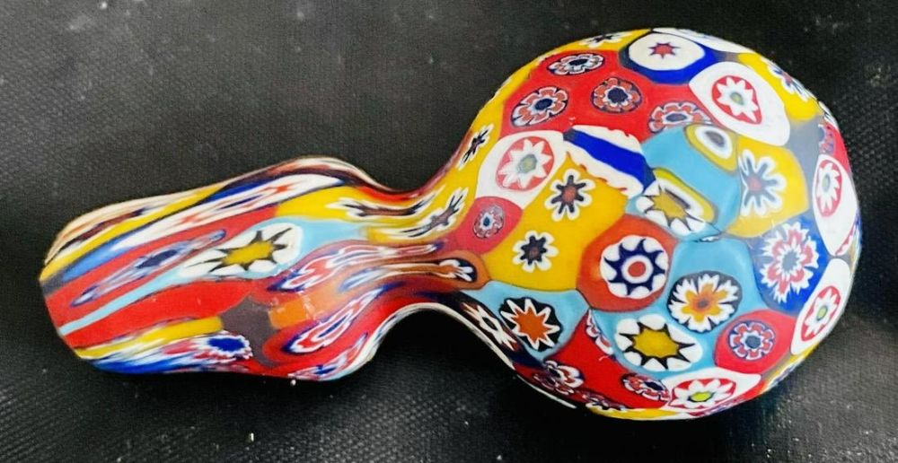 Lot 232: Millefiore glass bottle stopper