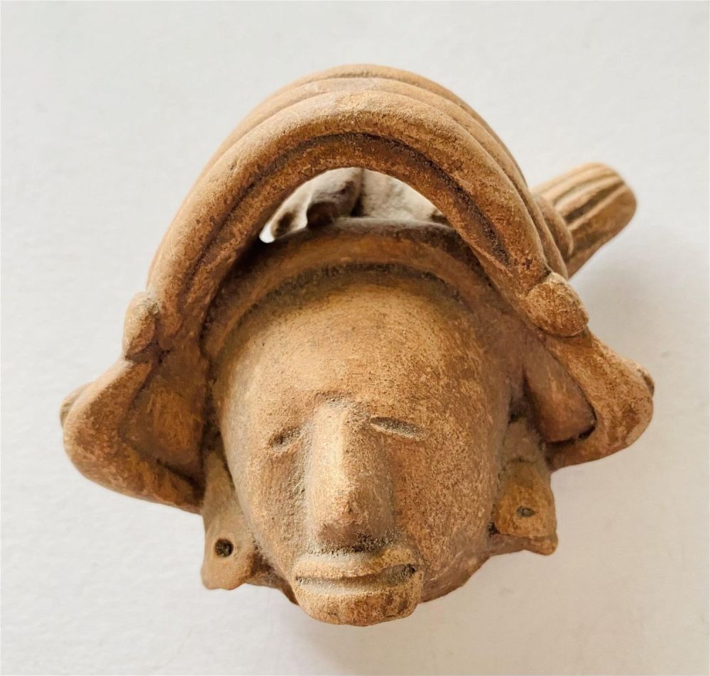 Lot 337: Buddha hand carved shiva lingam