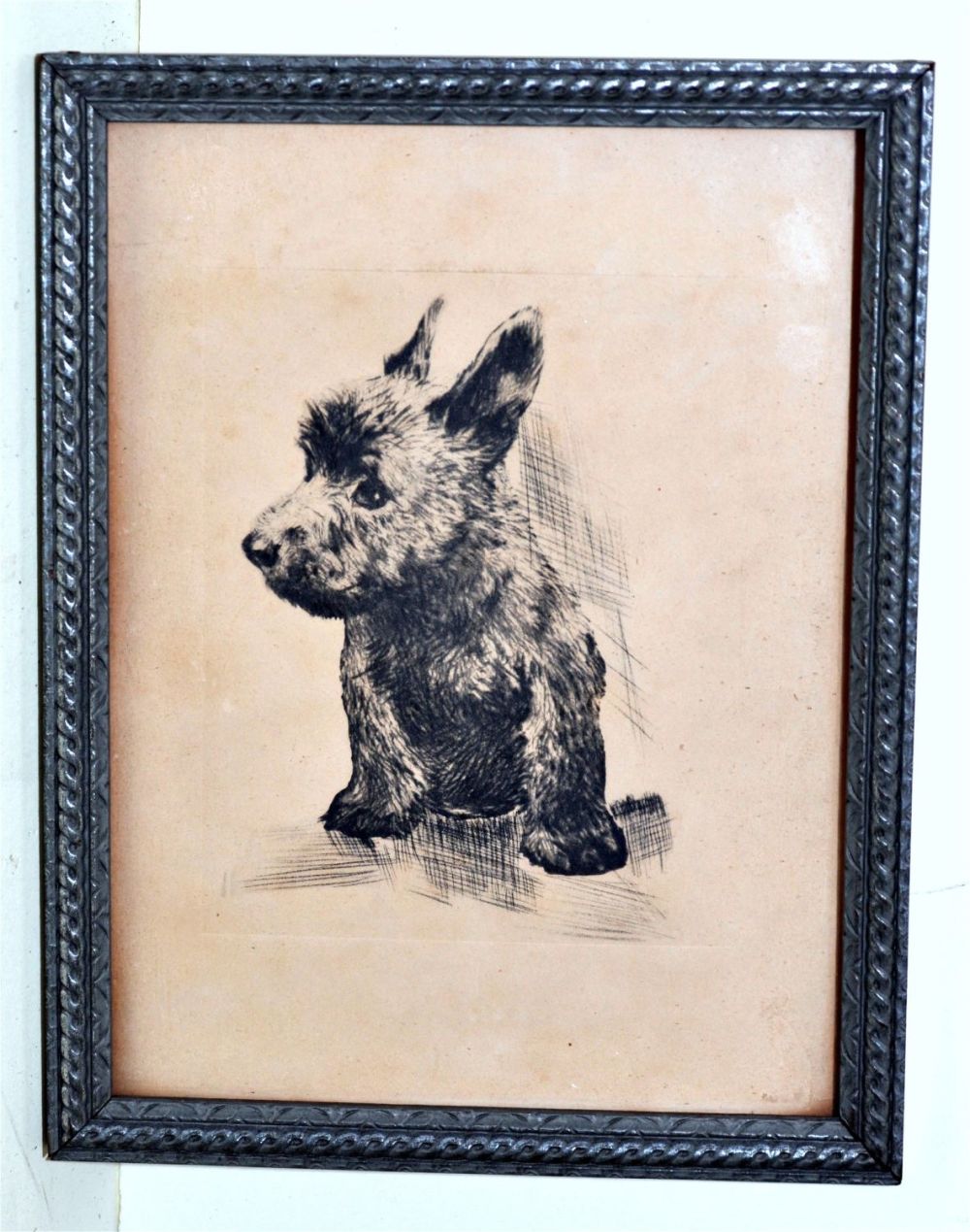 Lot 341: Scottie litho framed picture