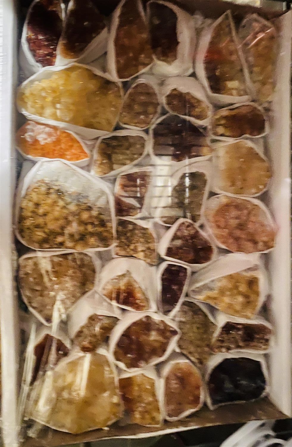 Lot 395: Citrine collection flat specimens