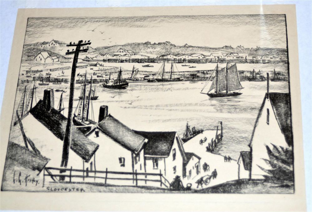 Lot 407: Lester B. Hornby Gloucester Litho