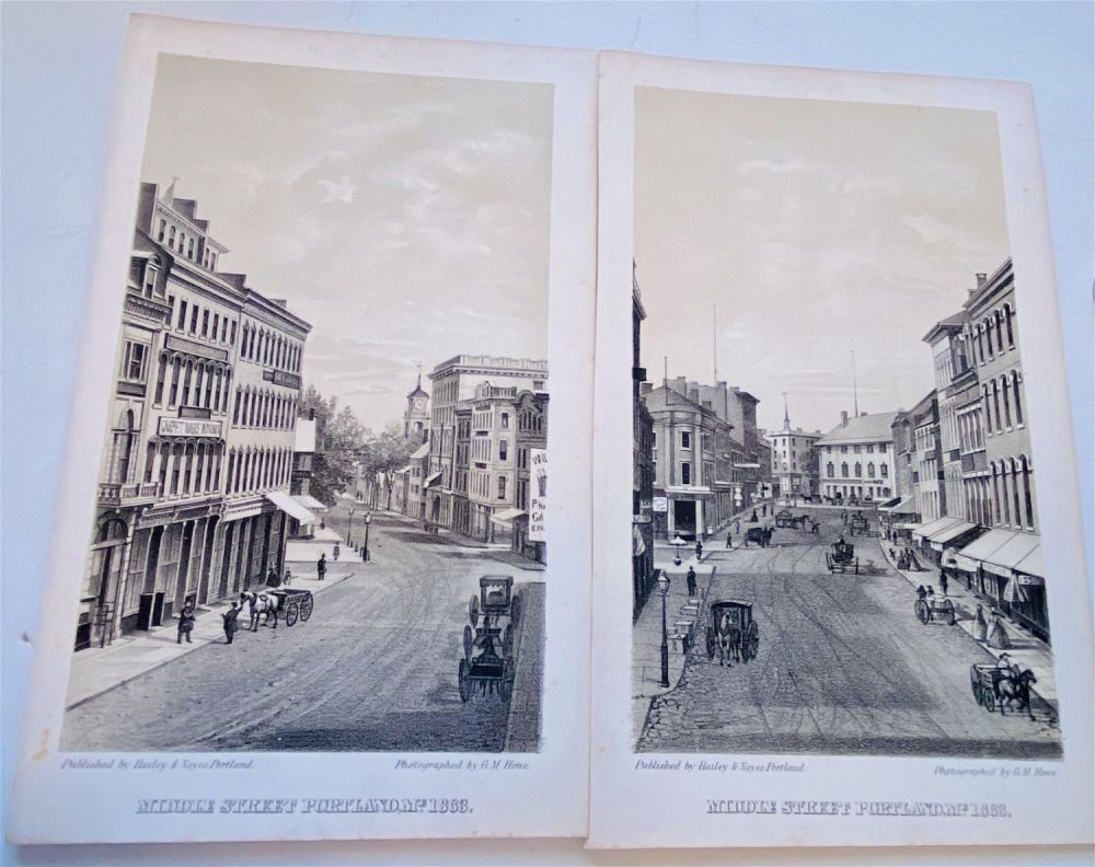 Lot 178: Prints of Portland Maine