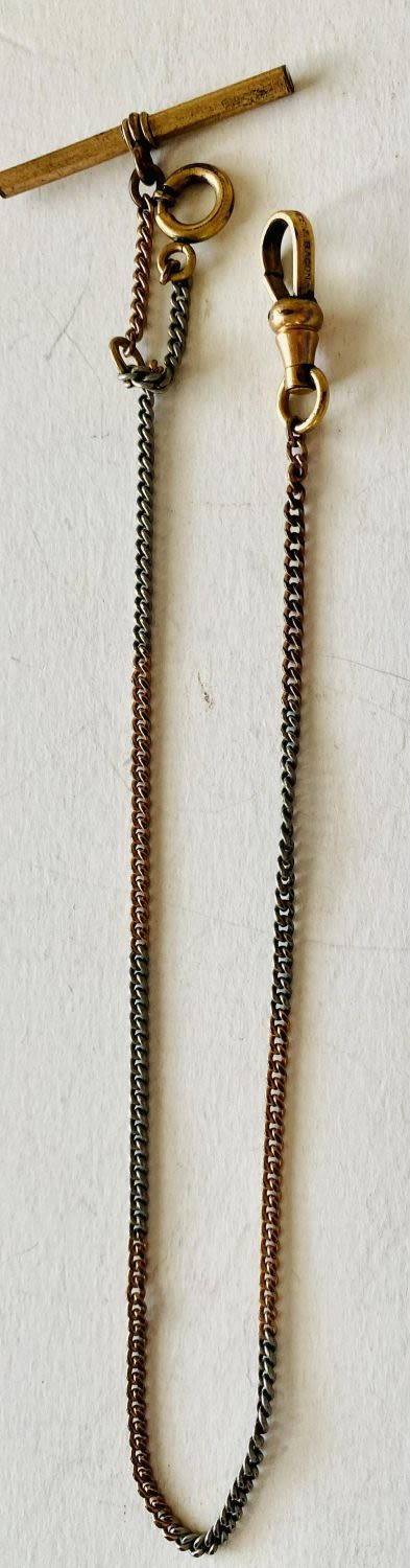 Lot 211: Antique watch chain multi color