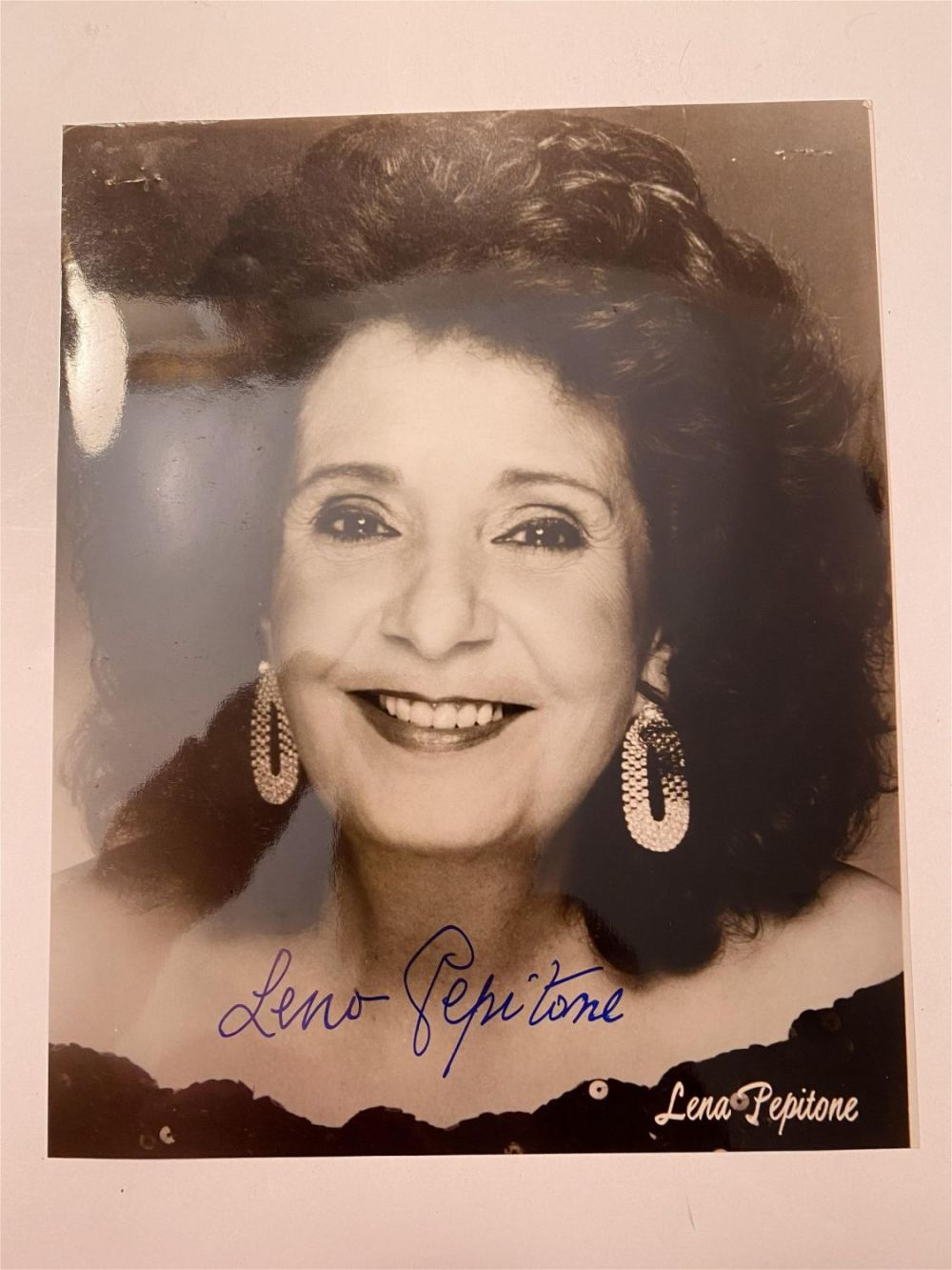 Lot 181: Lena Pepitone photo signed