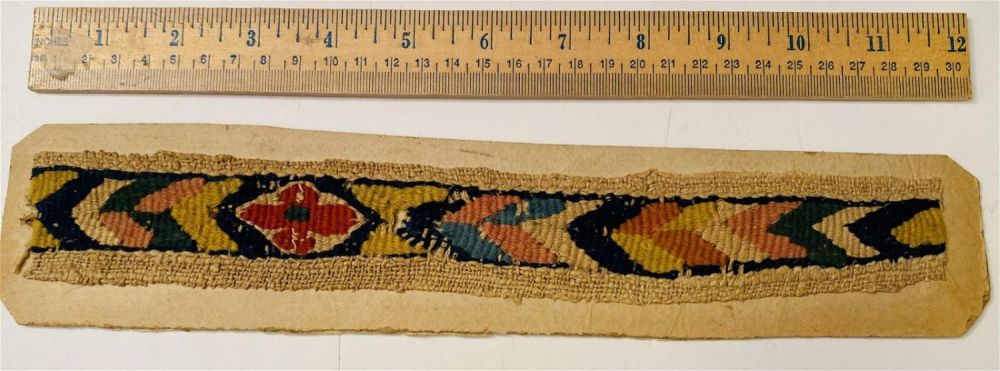 Lot 209: Coptic fabric Egyptian textile