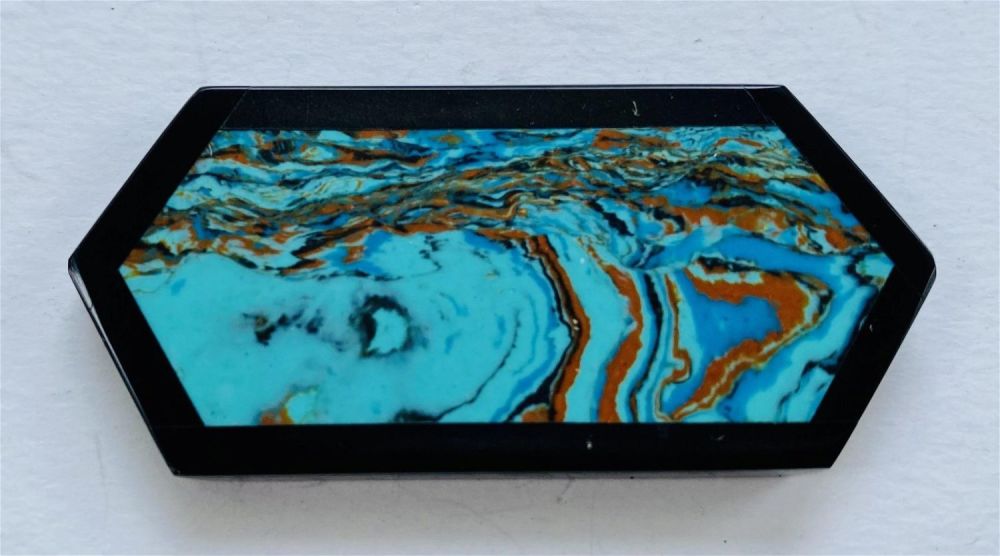 Lot 265: Fordite onyx stone polished