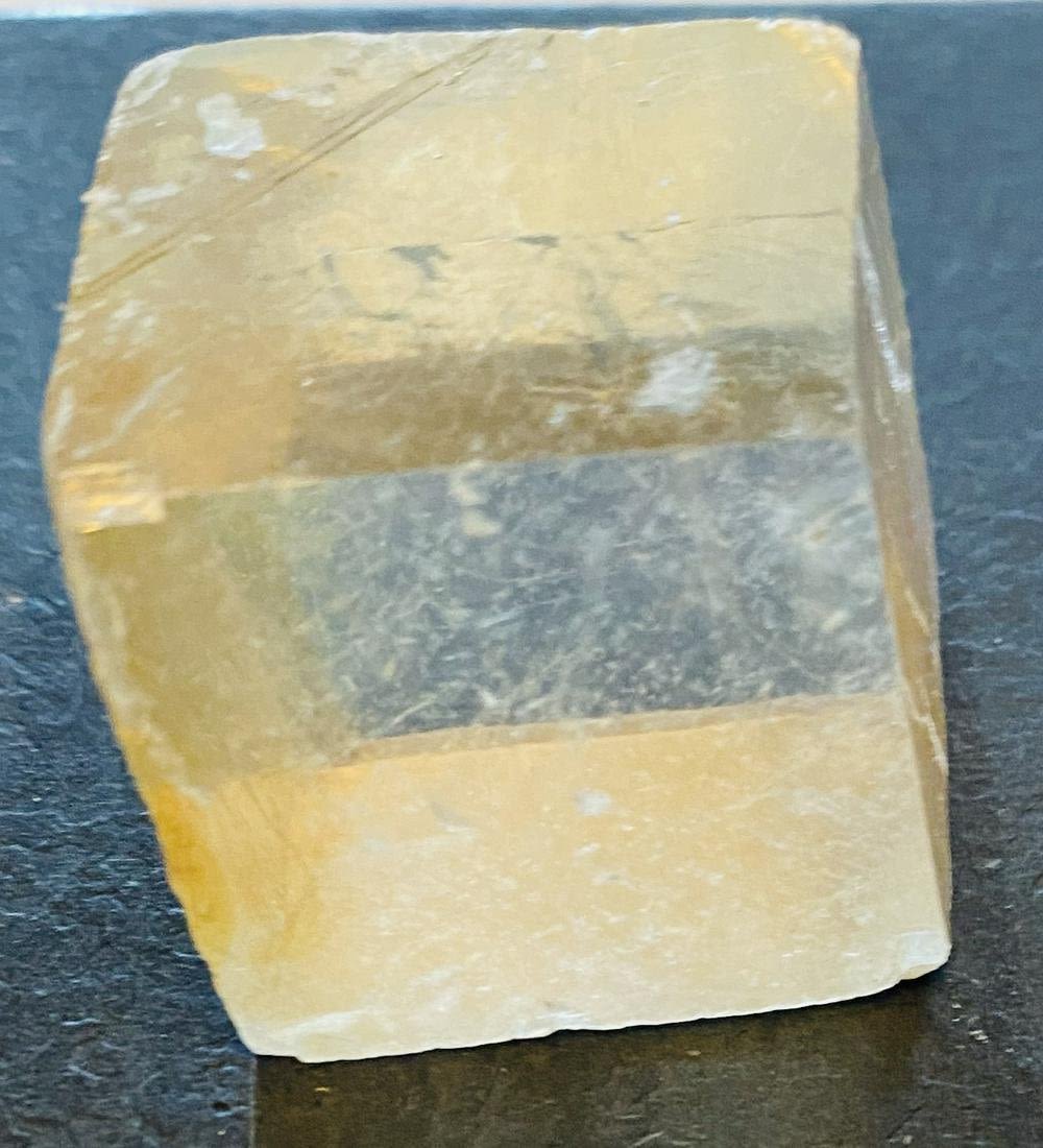 Lot 233: Double refractive calcite specimen