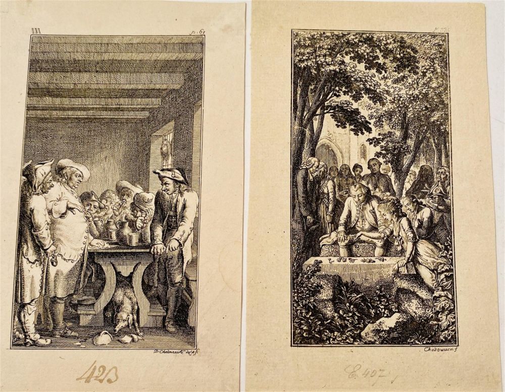 Lot 359: Chodowiecki etching/2 print