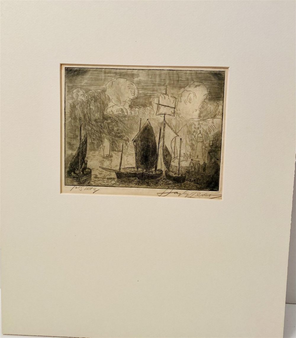 Lot 361: Richard Hayley Lever etching England