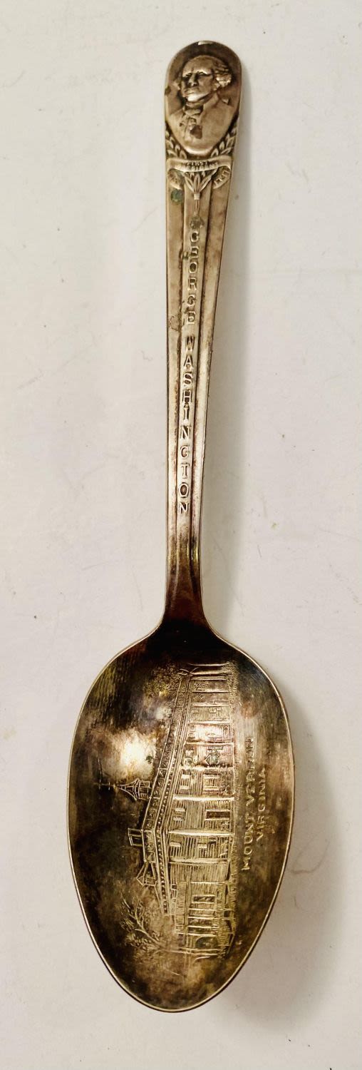 Lot 271: George Washington souvenir spoon