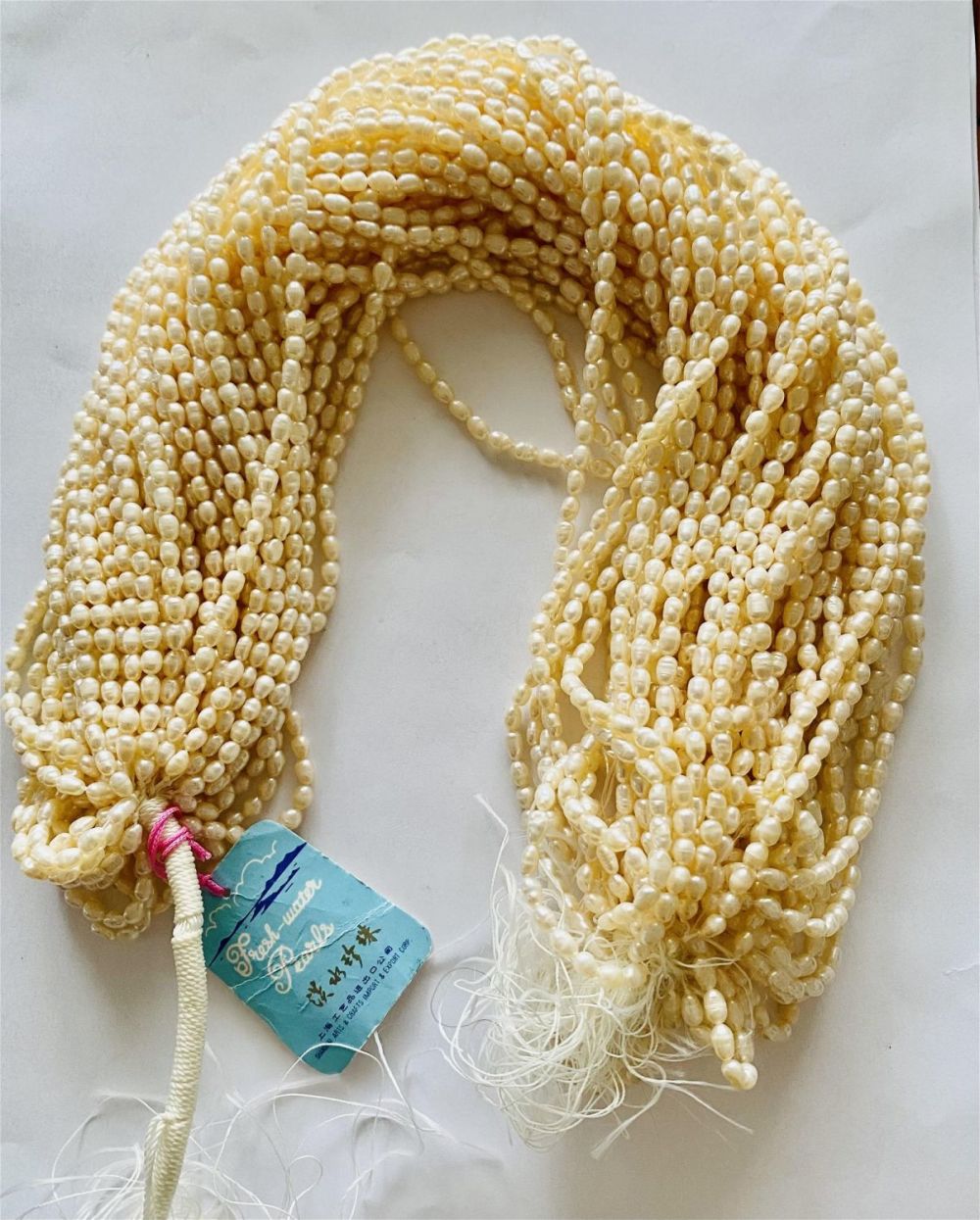 Lot 380: Rice pearl strands- 50