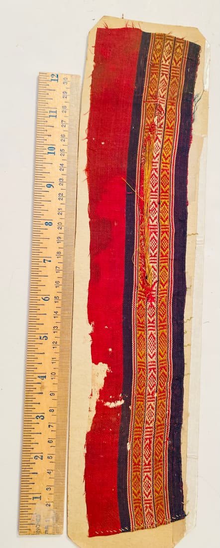 Lot 179: Coptic fabric band textile