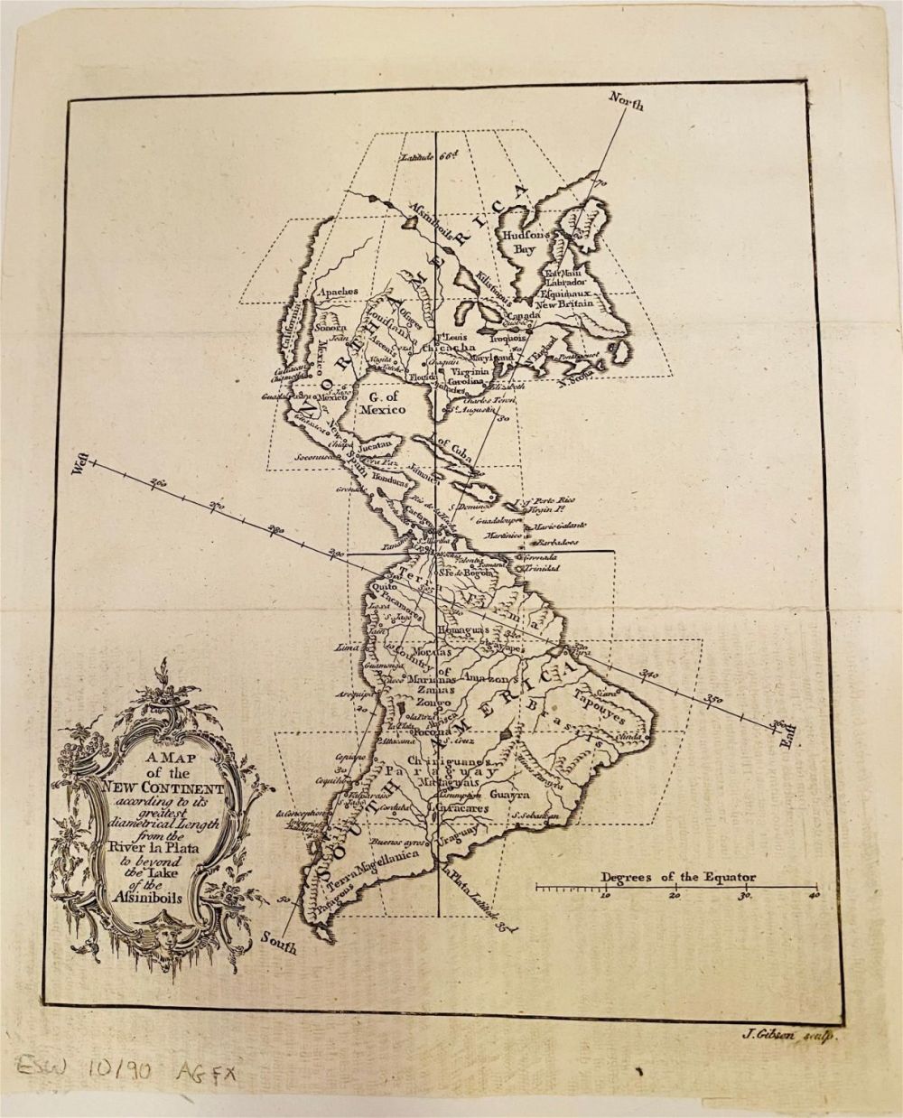 Lot 76: Map of the New Continent of North and South America