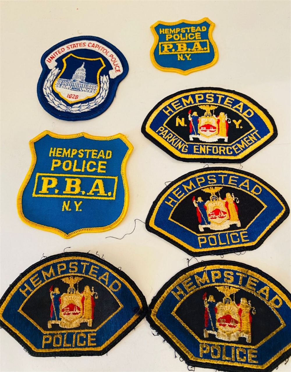 Lot 474: Police patch collection - about 10 patches
