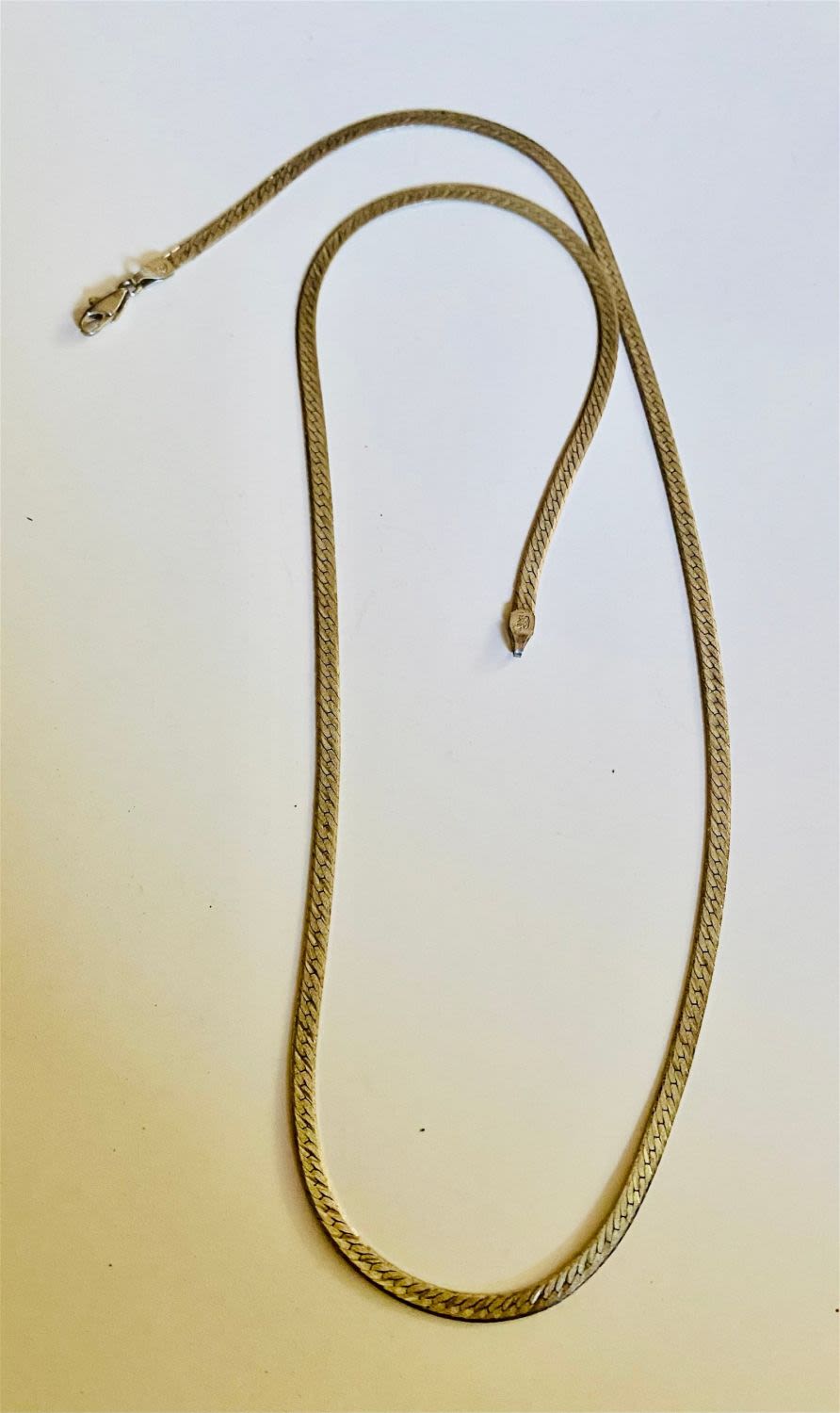 Lot 500: Sterling rope chain