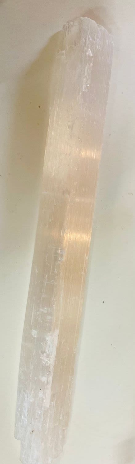 Lot 233: Selenite long mineral specimen