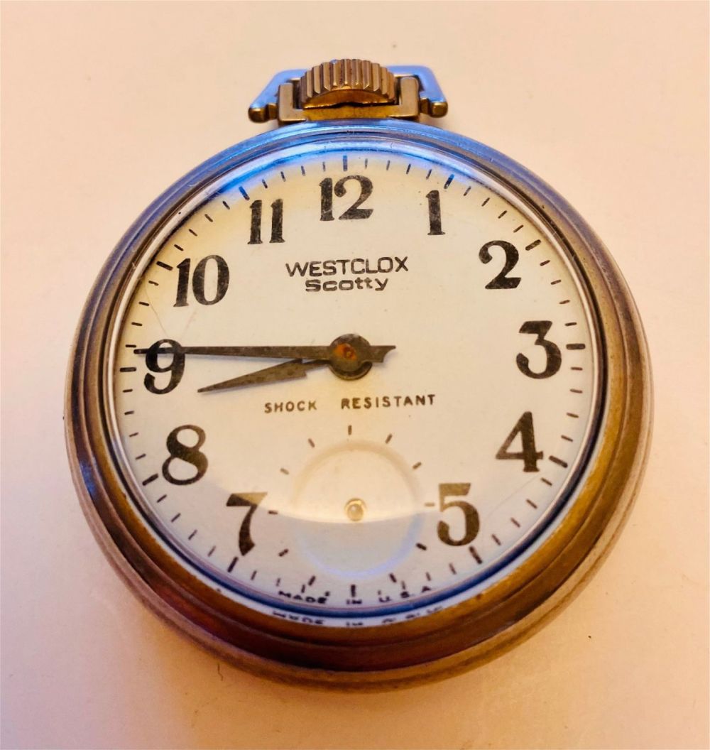 Lot 242: Scotty vintage pocketwatch