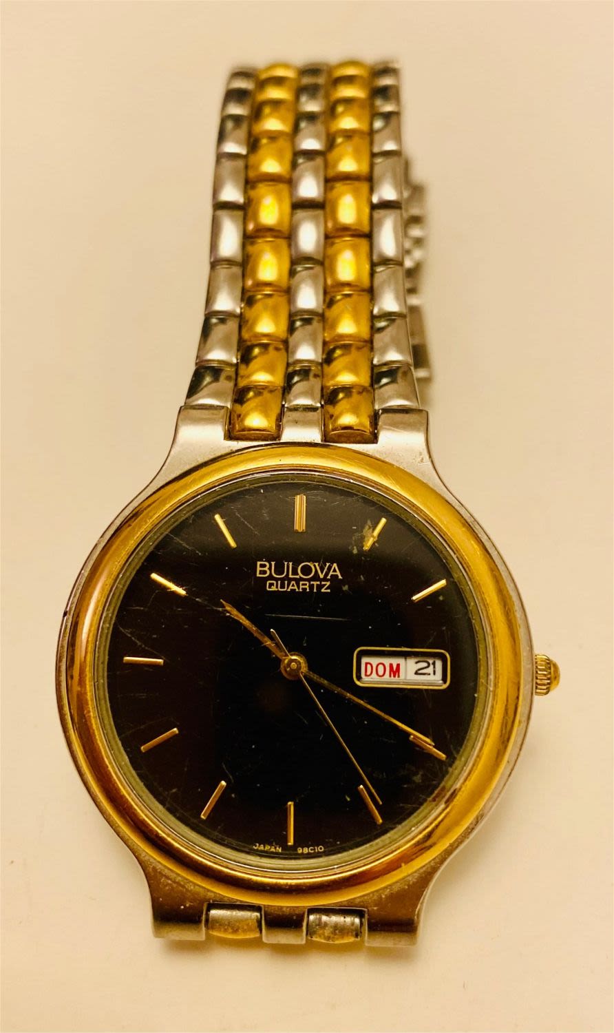 Lot 250: Bulova T 2 wristwatch stainless steel
