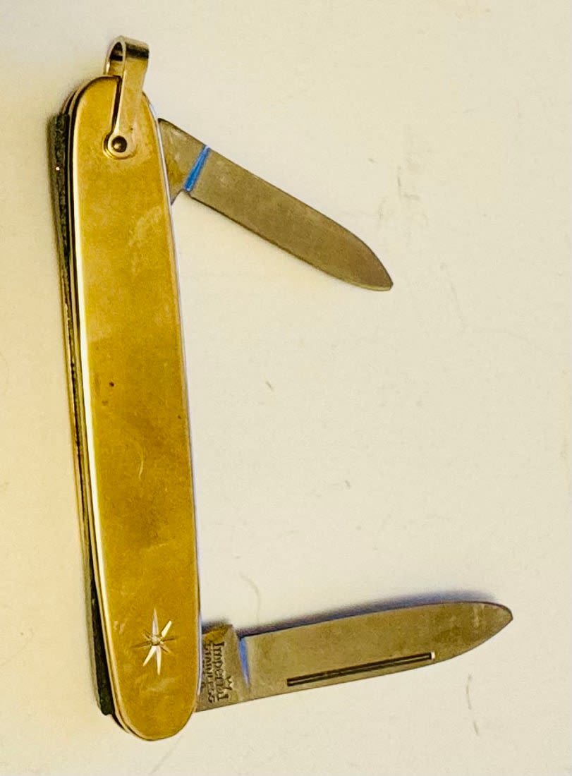 Lot 292: Hadley gold fill pocketknife