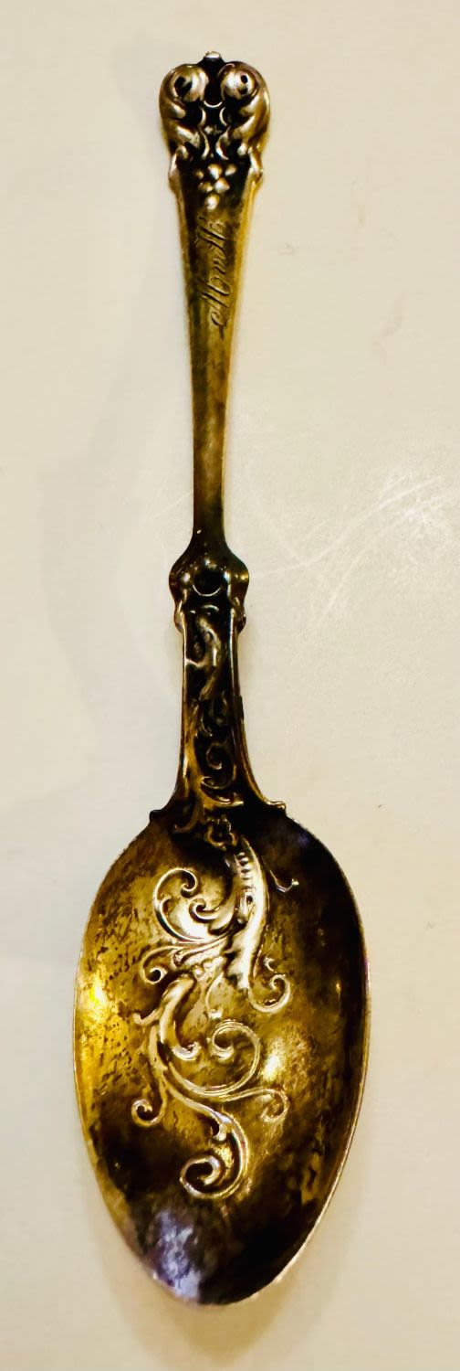 Lot 138: Victorian spoon fancy sterling