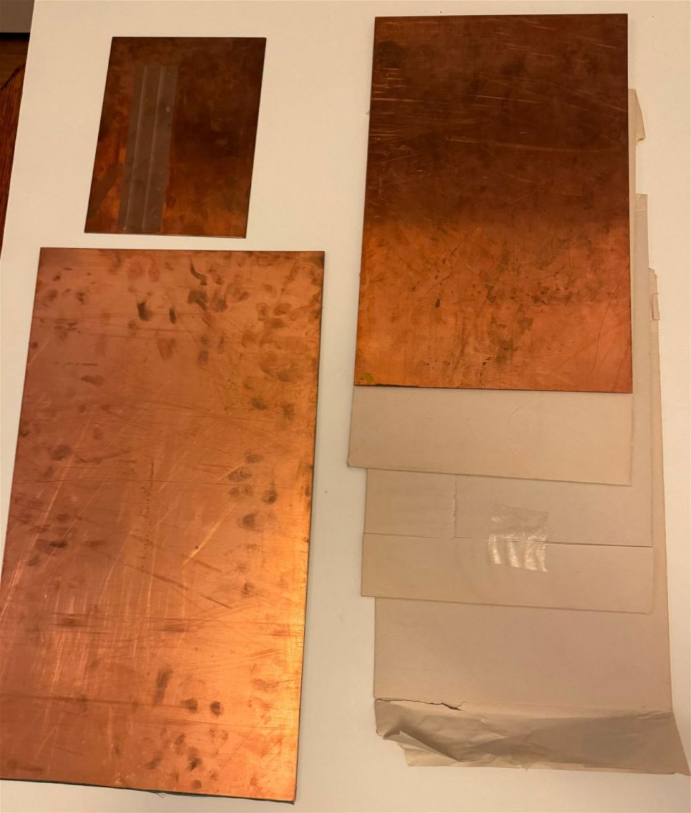 Lot 459: Copper sheets from manufacturer