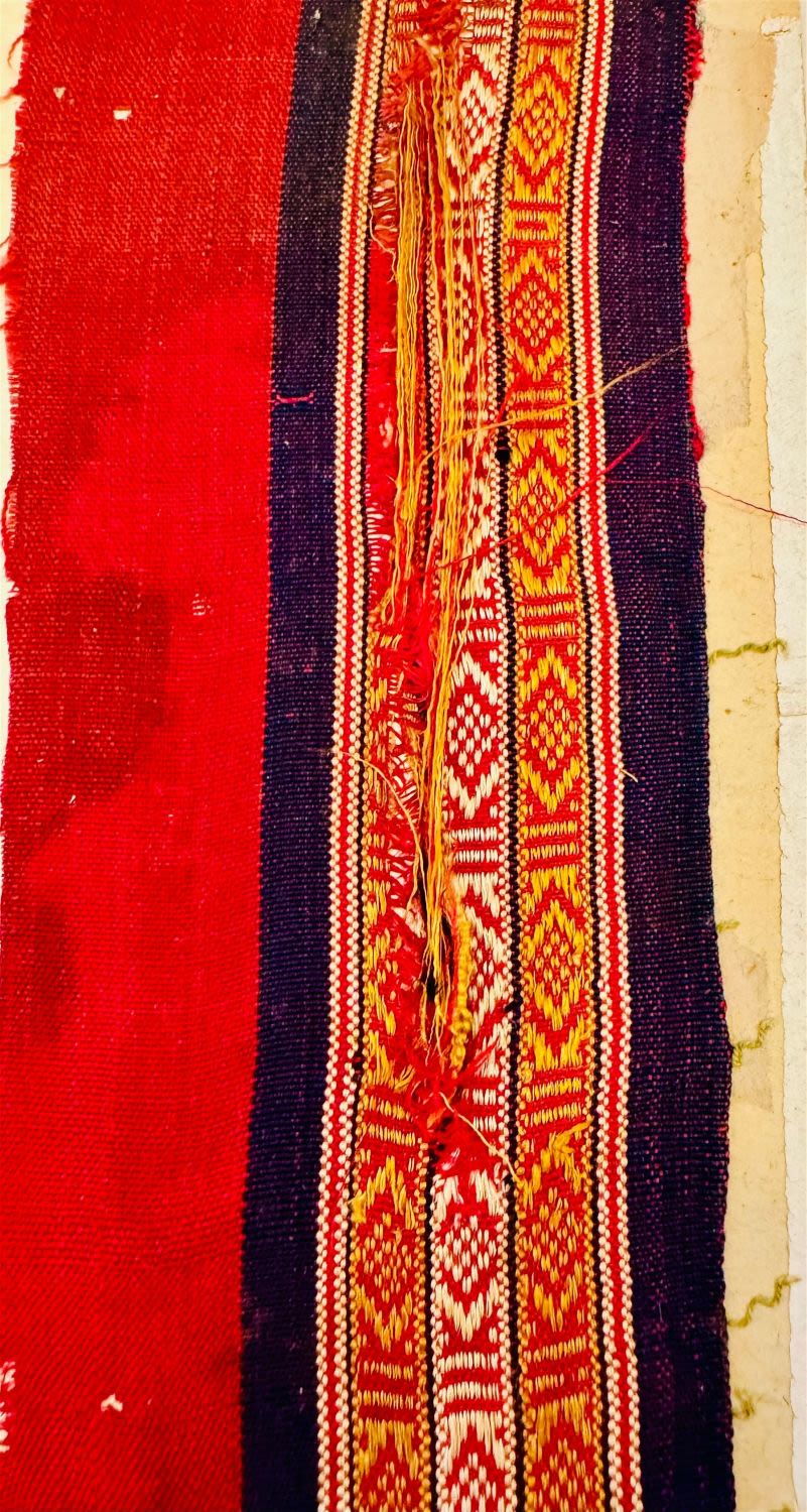 Lot 199: Coptic fabric red band