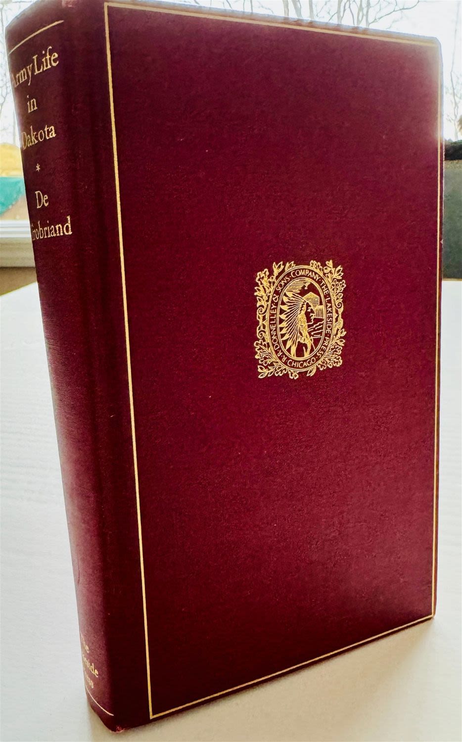 Lot 295: Book Army Life in Dakota by De Trobriand