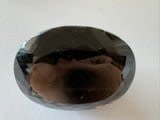 Lot 297: Smoky quartz faceted oval stone