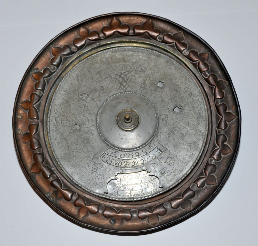 Lot 392: Nocturnal instrument 15th c metal