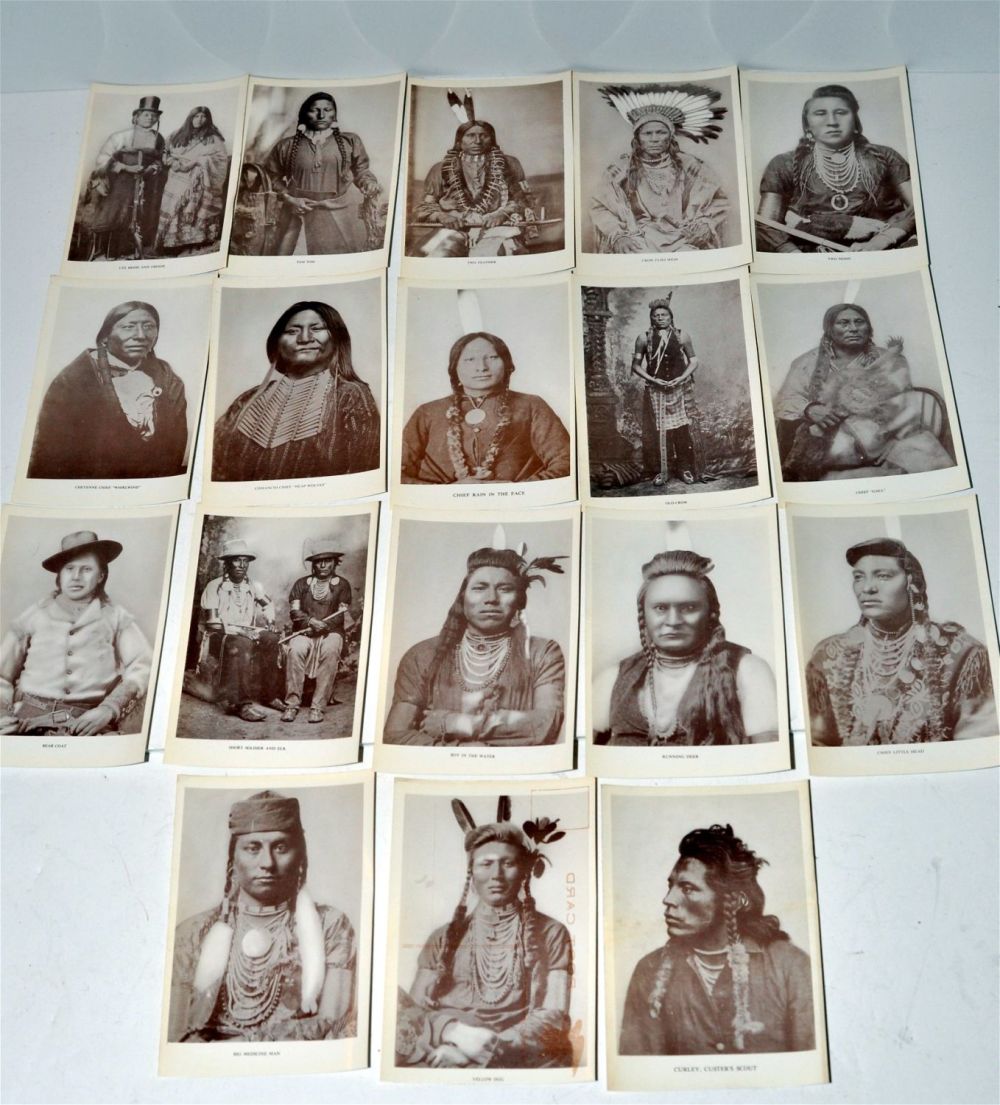 Lot 357: American Indian postcards collection