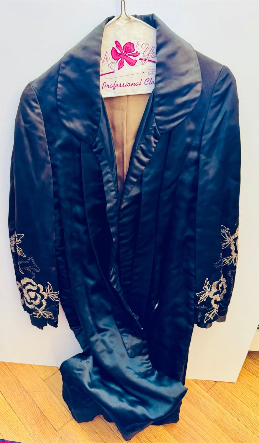 Lot 147: Henry Morgan couture gown with embroidery vintage