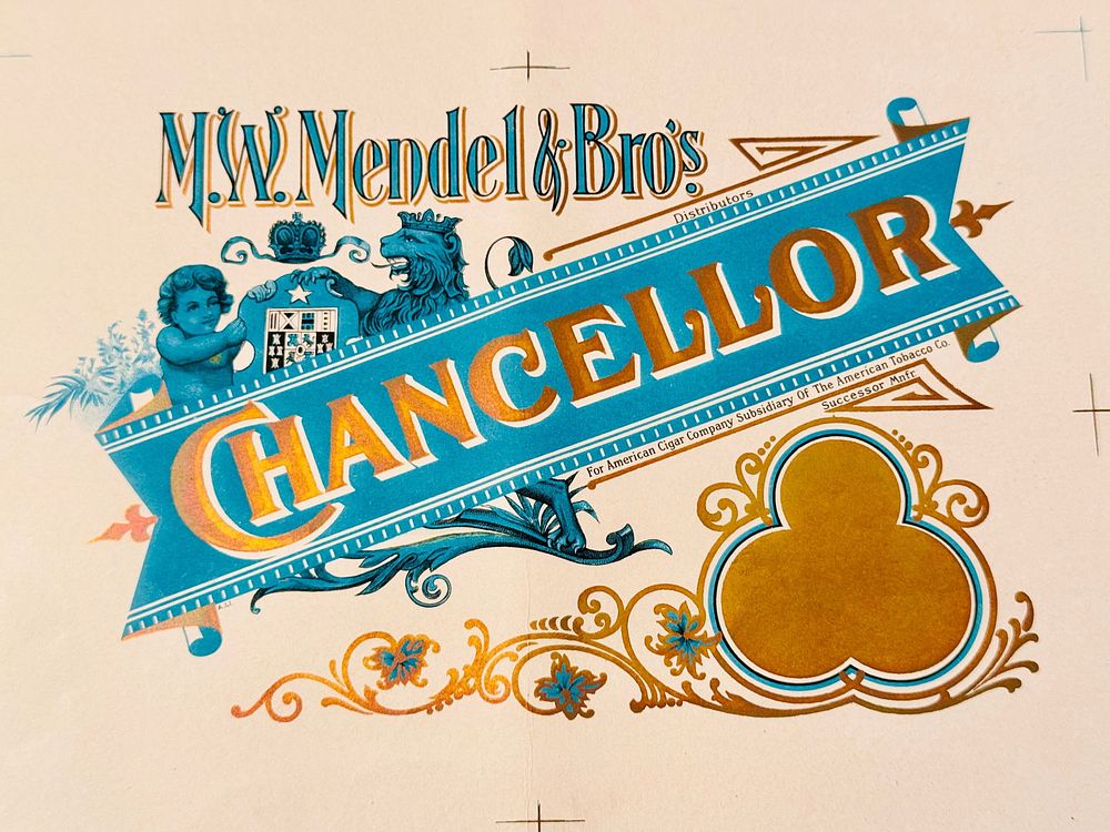 Lot 254: Progressive Proof cigar label chromolitho