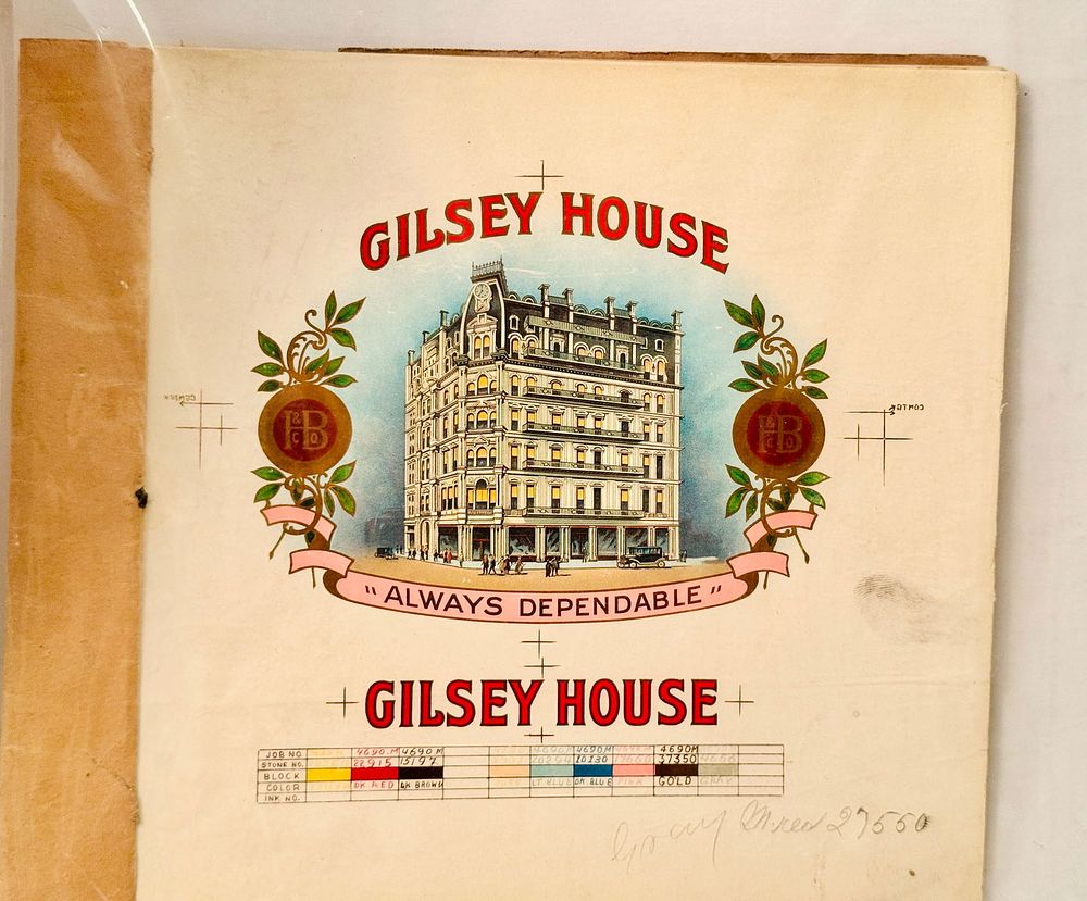 Lot 260: Chromolitho cigar progressive proof book