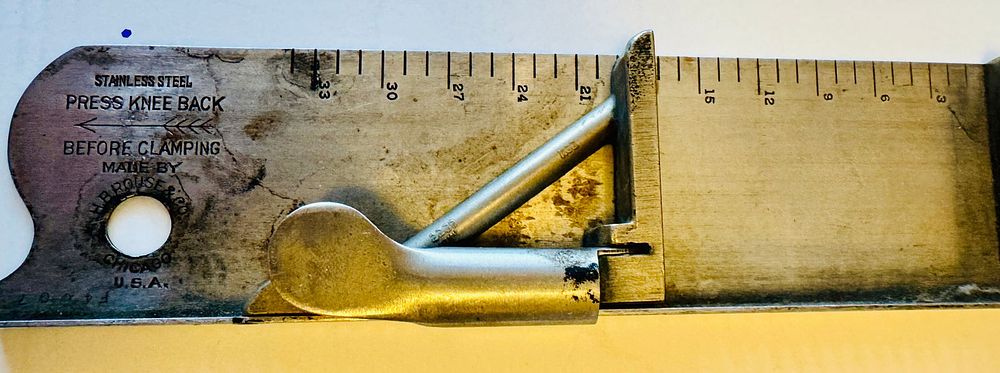 Lot 274: Antique shoe foot measuring device