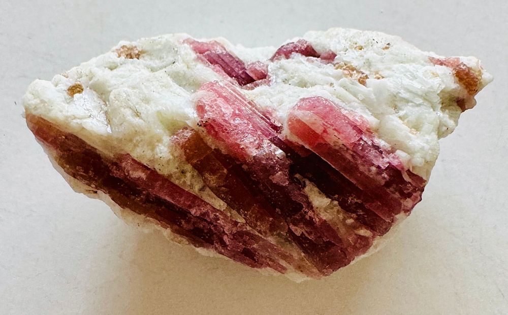Lot 303: Pink tourmaline crystals/specimen
