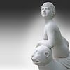 A Carrara marble sculpture of Ariadne and the panther, after J.H. Danecker Gustavsberg 106 x 86 Image - 5
