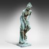 A bronze garden statue of Venus 178 x 60 x 84 cm. (70.0 x 23.6 x 33.0 in.). A bronze garden Image - 1