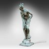 A bronze garden statue of Venus 178 x 60 x 84 cm. (70.0 x 23.6 x 33.0 in.). A bronze garden Image - 2