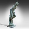 A bronze garden statue of Venus 178 x 60 x 84 cm. (70.0 x 23.6 x 33.0 in.). A bronze garden Image - 3