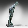 A bronze garden statue of Venus 178 x 60 x 84 cm. (70.0 x 23.6 x 33.0 in.). A bronze garden Image - 4