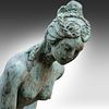 A bronze garden statue of Venus 178 x 60 x 84 cm. (70.0 x 23.6 x 33.0 in.). A bronze garden Image - 8