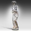 A composite stone garden figure of the Venus Italica after Antonio Canova 163 x 39 x 40 cm. Image - 1