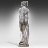 A composite stone garden figure of the Venus Italica after Antonio Canova 163 x 39 x 40 cm. Image - 3