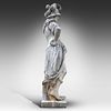 A composite stone garden figure of Minerva 170 x 65 x 44 cm. (66.9 x 25.5 x 17.3 in.). A Image - 2