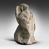 A 15thC gargoyle shaped as an angel bearing a banderole 37 x 108 x 64 cm. (14.5 x 42.5 x 25.2 in.). Image - 2