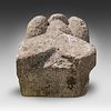 A 15thC gargoyle shaped as an angel bearing a banderole 37 x 108 x 64 cm. (14.5 x 42.5 x 25.2 in.). Image - 11