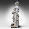 A composite stone garden figure of Bacchus 140 x 54 x 38 cm. (55.1 x 21.2 x 14.9 in.). A Image - 3